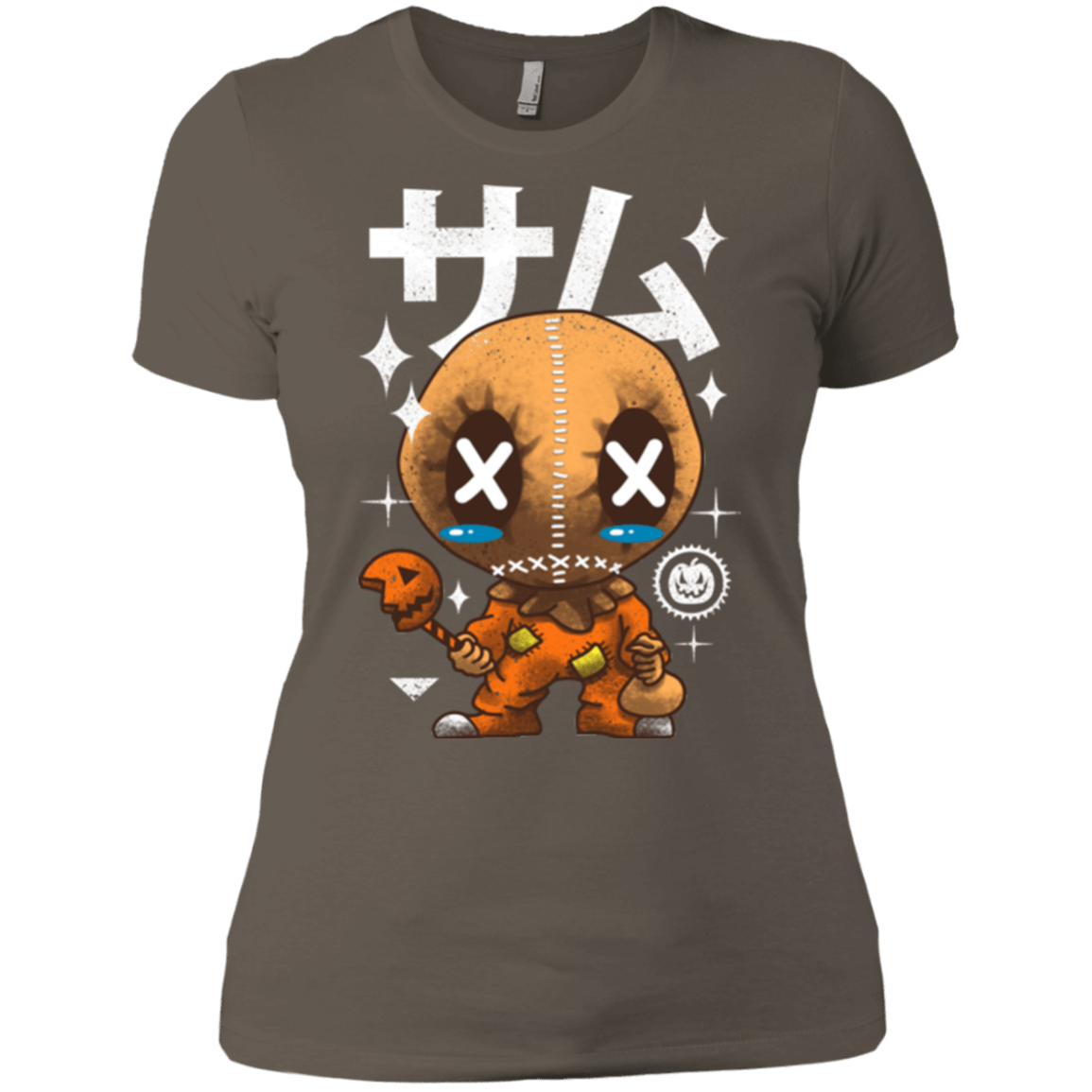 T-Shirts Warm Grey / X-Small Kawaii Pumpkin Women's Premium T-Shirt