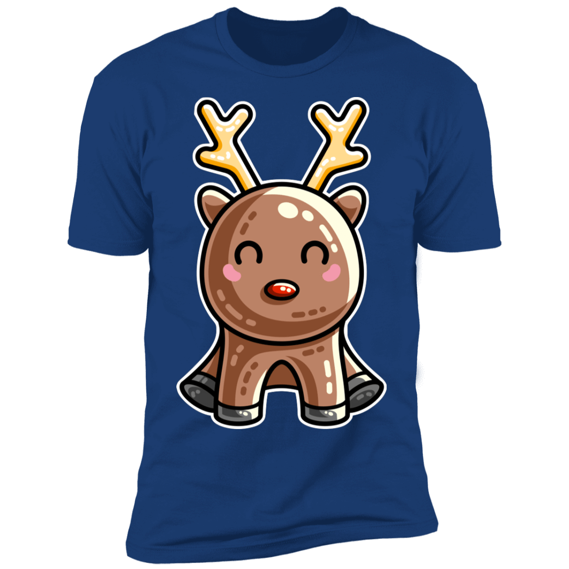 T-Shirts Royal / S Kawaii Reindeer Men's Premium T-Shirt