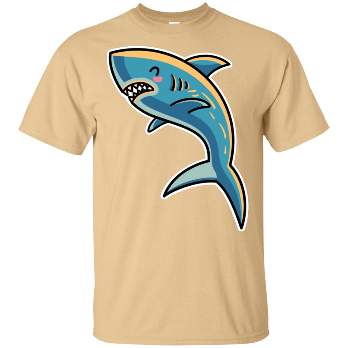 T-Shirts Vegas Gold / S Kawaii Shark T-Shirt