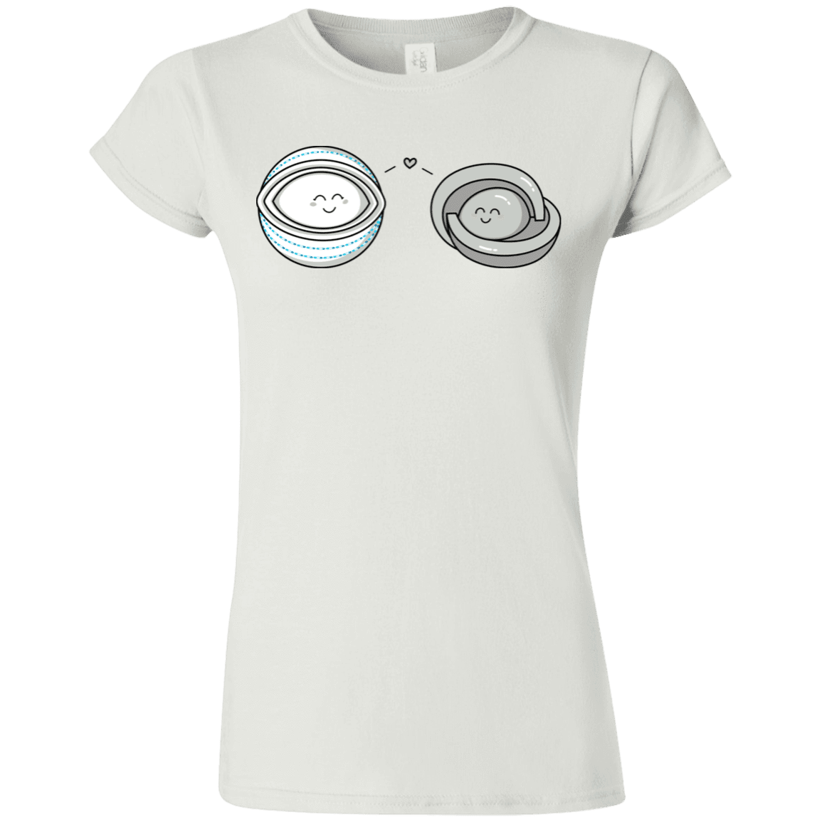 T-Shirts White / S Kawaii Timeless Mothership and Lifeboat Junior Slimmer-Fit T-Shirt