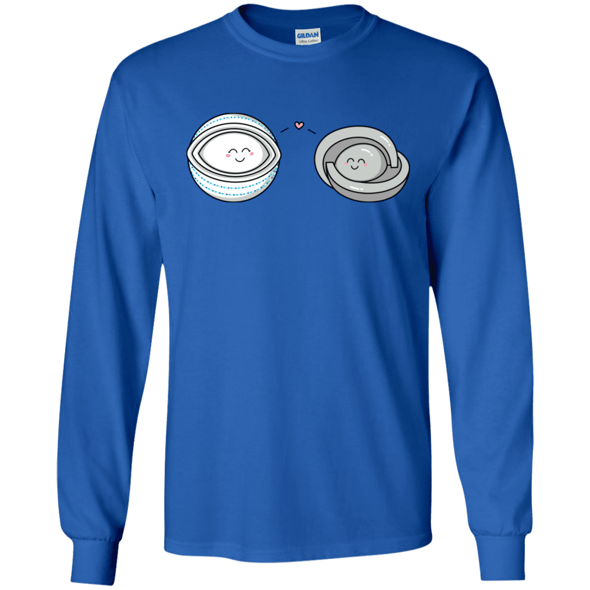 T-Shirts Royal / S Kawaii Timeless Mothership and Lifeboat Men's Long Sleeve T-Shirt