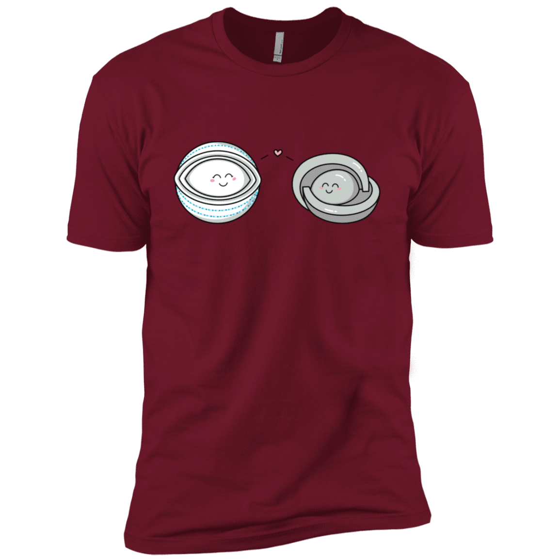 T-Shirts Cardinal / X-Small Kawaii Timeless Mothership and Lifeboat Men's Premium T-Shirt