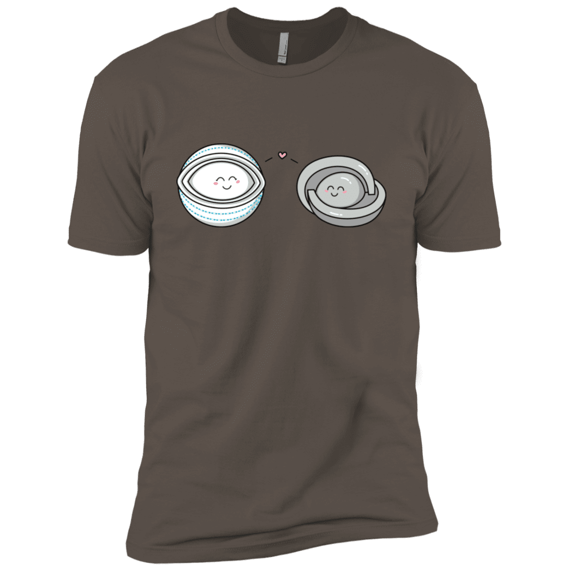 T-Shirts Warm Grey / X-Small Kawaii Timeless Mothership and Lifeboat Men's Premium T-Shirt