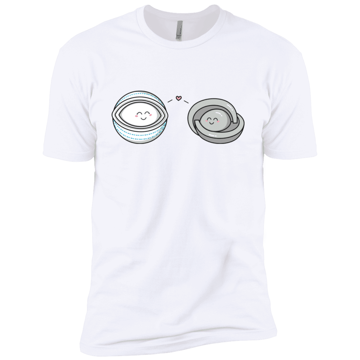 T-Shirts White / X-Small Kawaii Timeless Mothership and Lifeboat Men's Premium T-Shirt