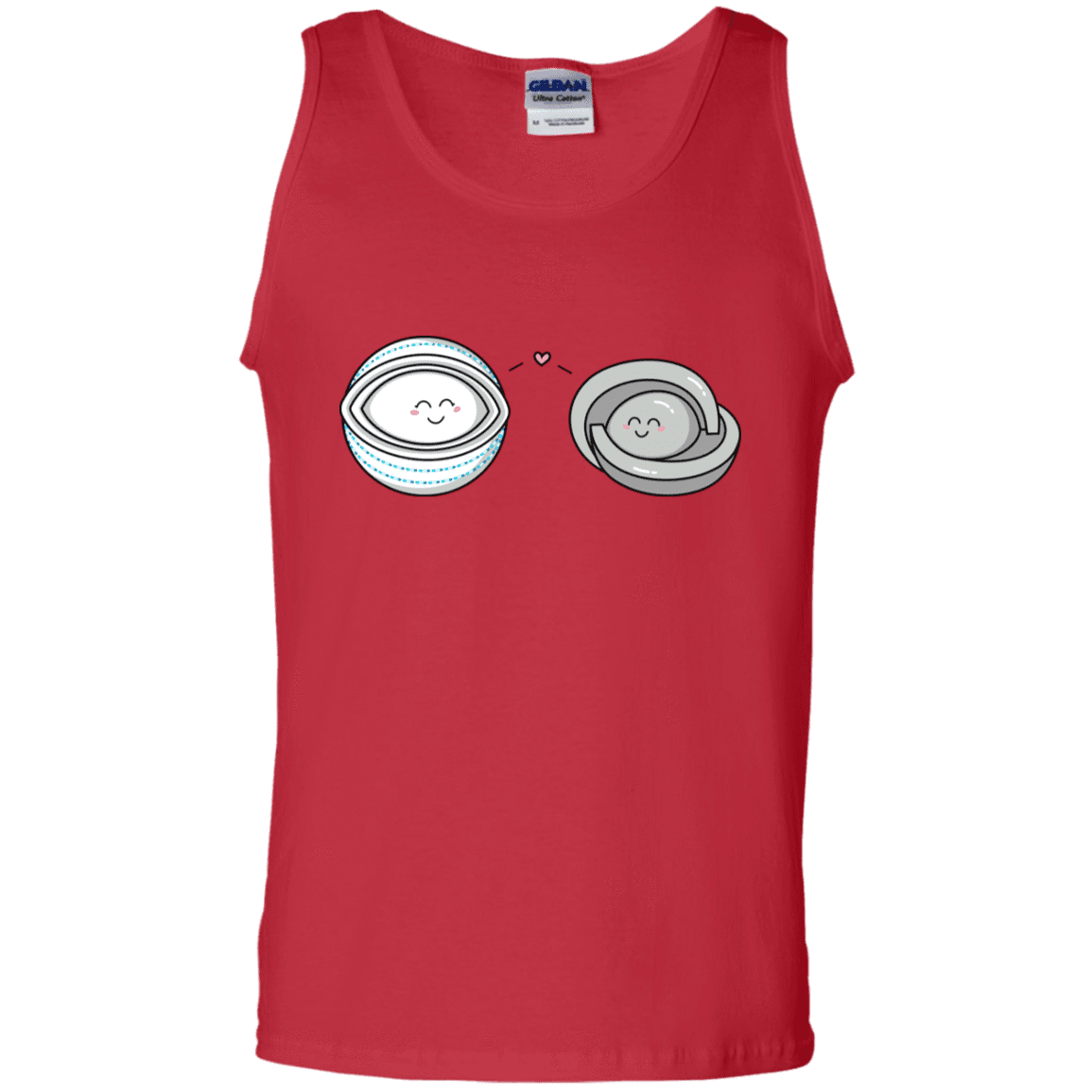 T-Shirts Red / S Kawaii Timeless Mothership and Lifeboat Men's Tank Top