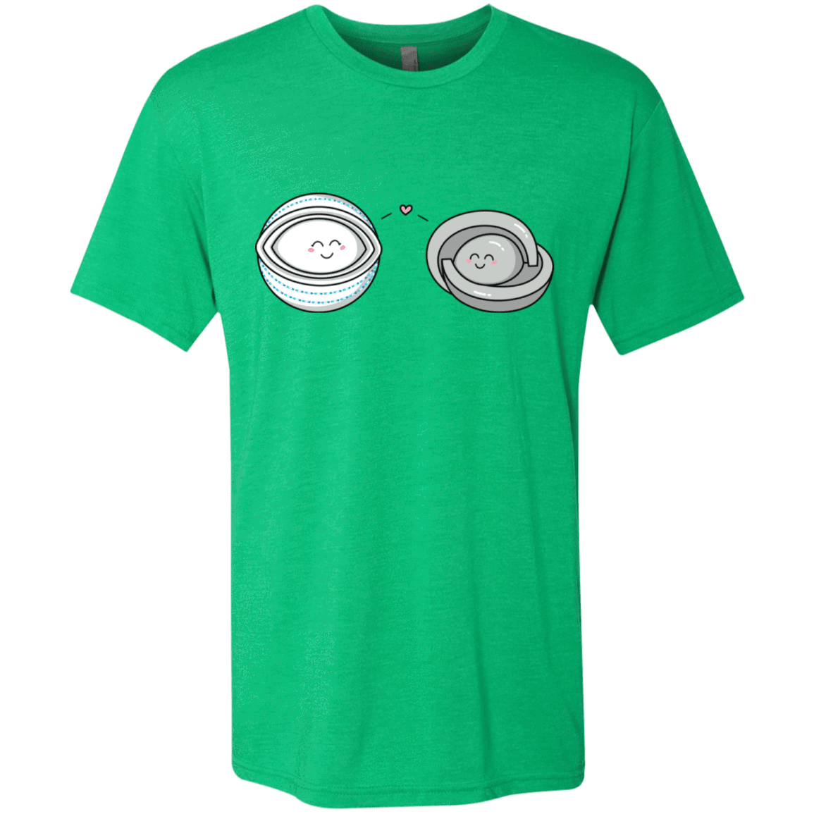 T-Shirts Envy / S Kawaii Timeless Mothership and Lifeboat Men's Triblend T-Shirt