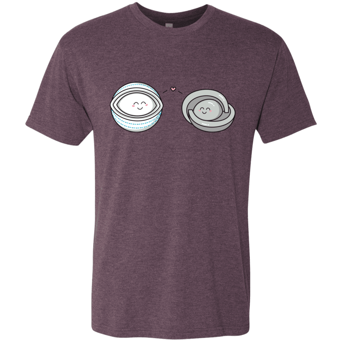 T-Shirts Vintage Purple / S Kawaii Timeless Mothership and Lifeboat Men's Triblend T-Shirt