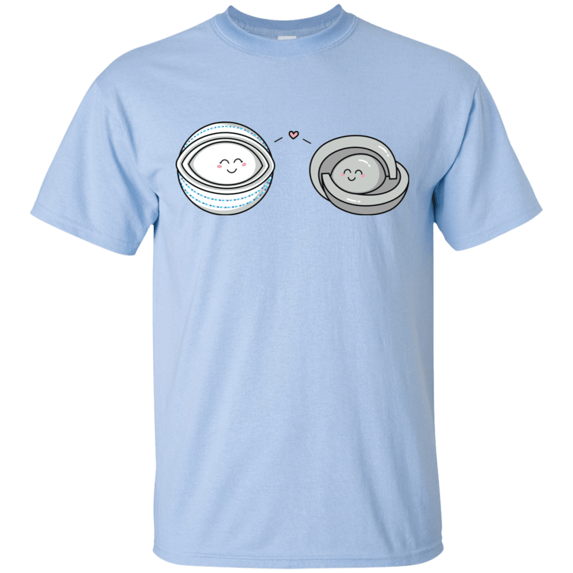 T-Shirts Light Blue / S Kawaii Timeless Mothership and Lifeboat T-Shirt