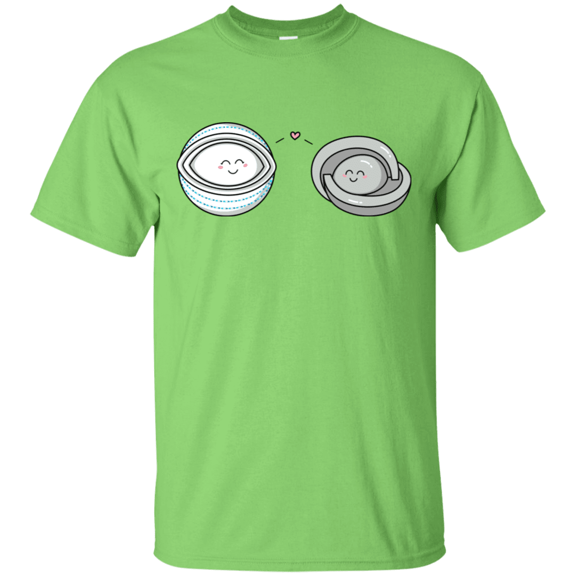 T-Shirts Lime / S Kawaii Timeless Mothership and Lifeboat T-Shirt