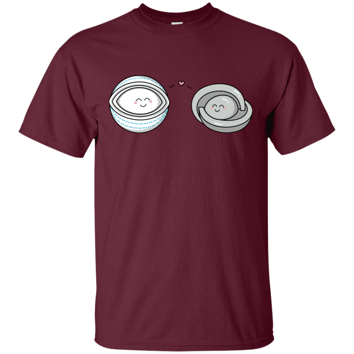 T-Shirts Maroon / S Kawaii Timeless Mothership and Lifeboat T-Shirt