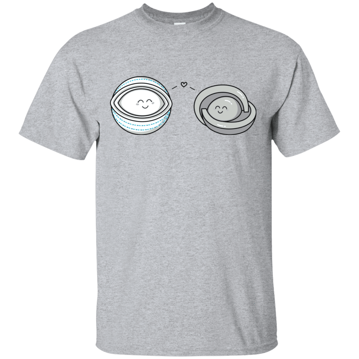 T-Shirts Sport Grey / S Kawaii Timeless Mothership and Lifeboat T-Shirt