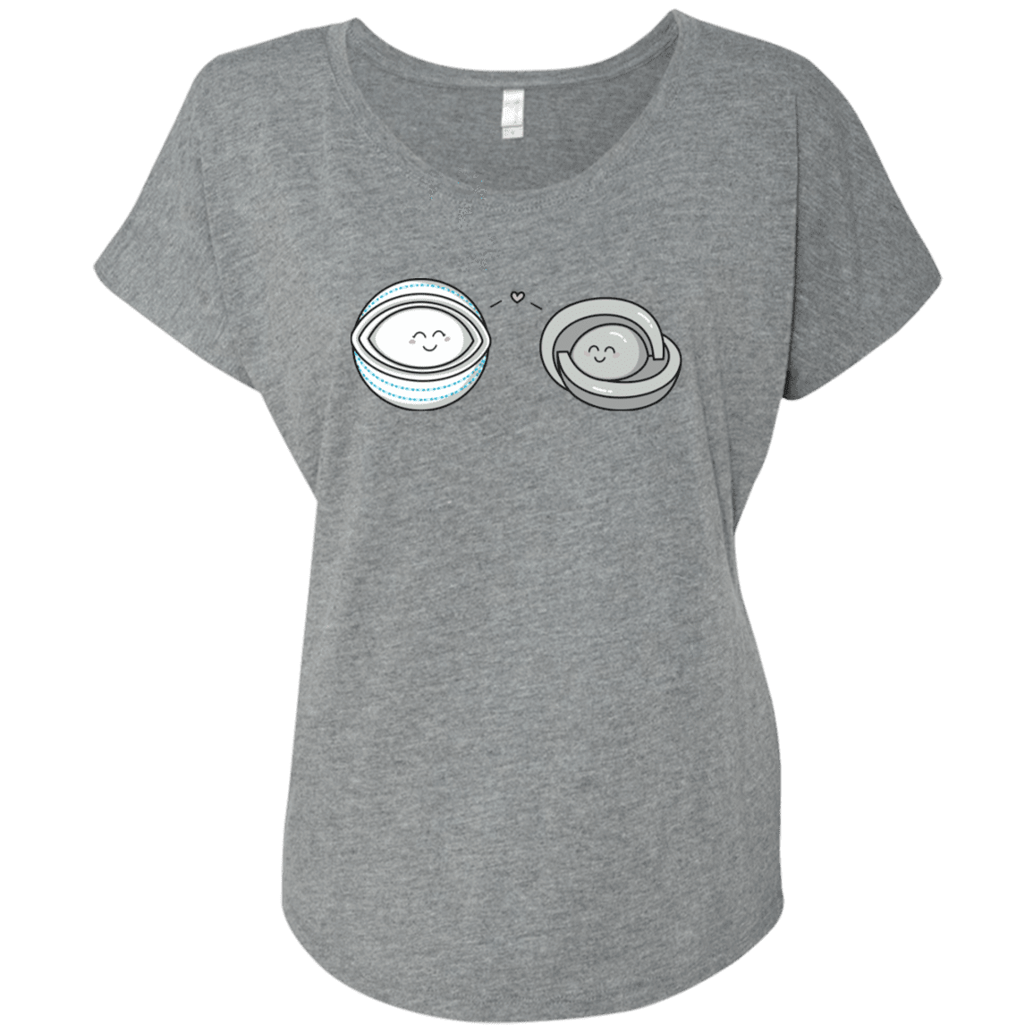 T-Shirts Premium Heather / X-Small Kawaii Timeless Mothership and Lifeboat Triblend Dolman Sleeve