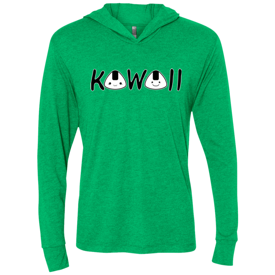 T-Shirts Kawaii Triblend Long Sleeve Hoodie Tee