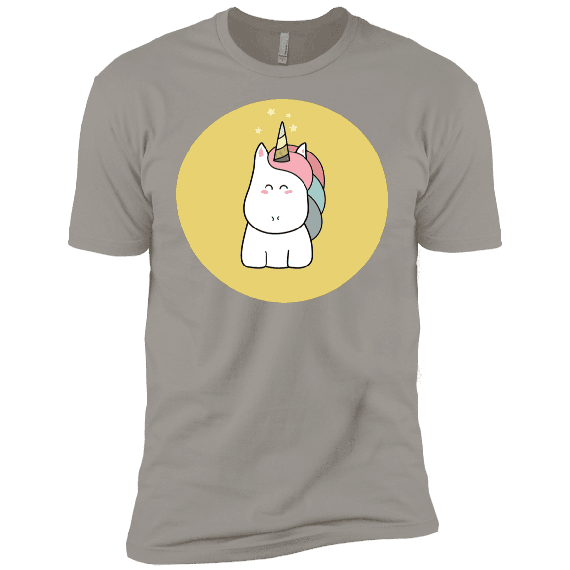 T-Shirts Light Grey / YXS Kawaii Unicorn Boys Premium T-Shirt