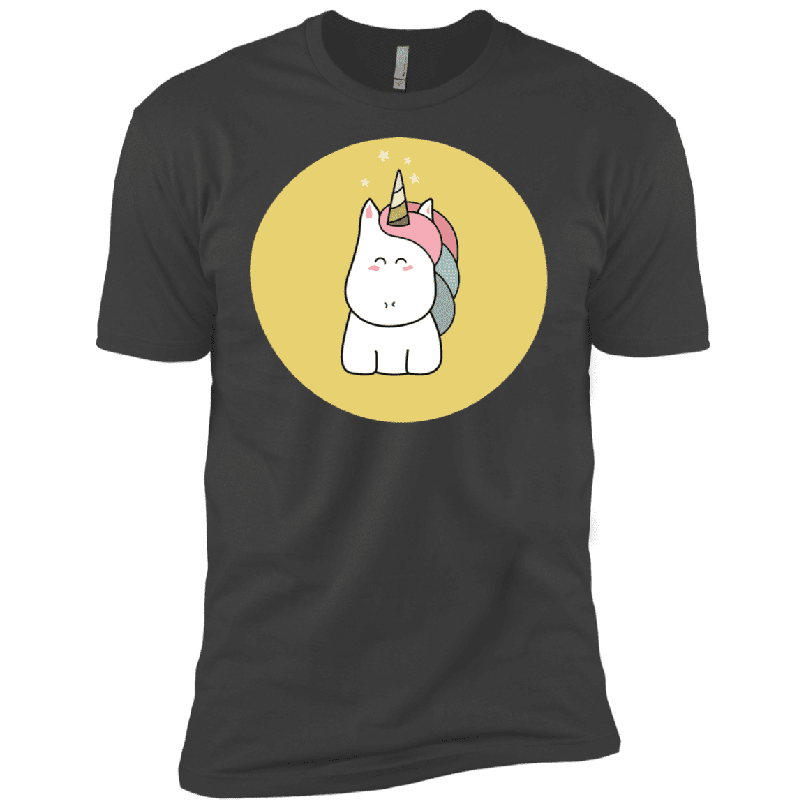T-Shirts Heavy Metal / X-Small Kawaii Unicorn Men's Premium T-Shirt