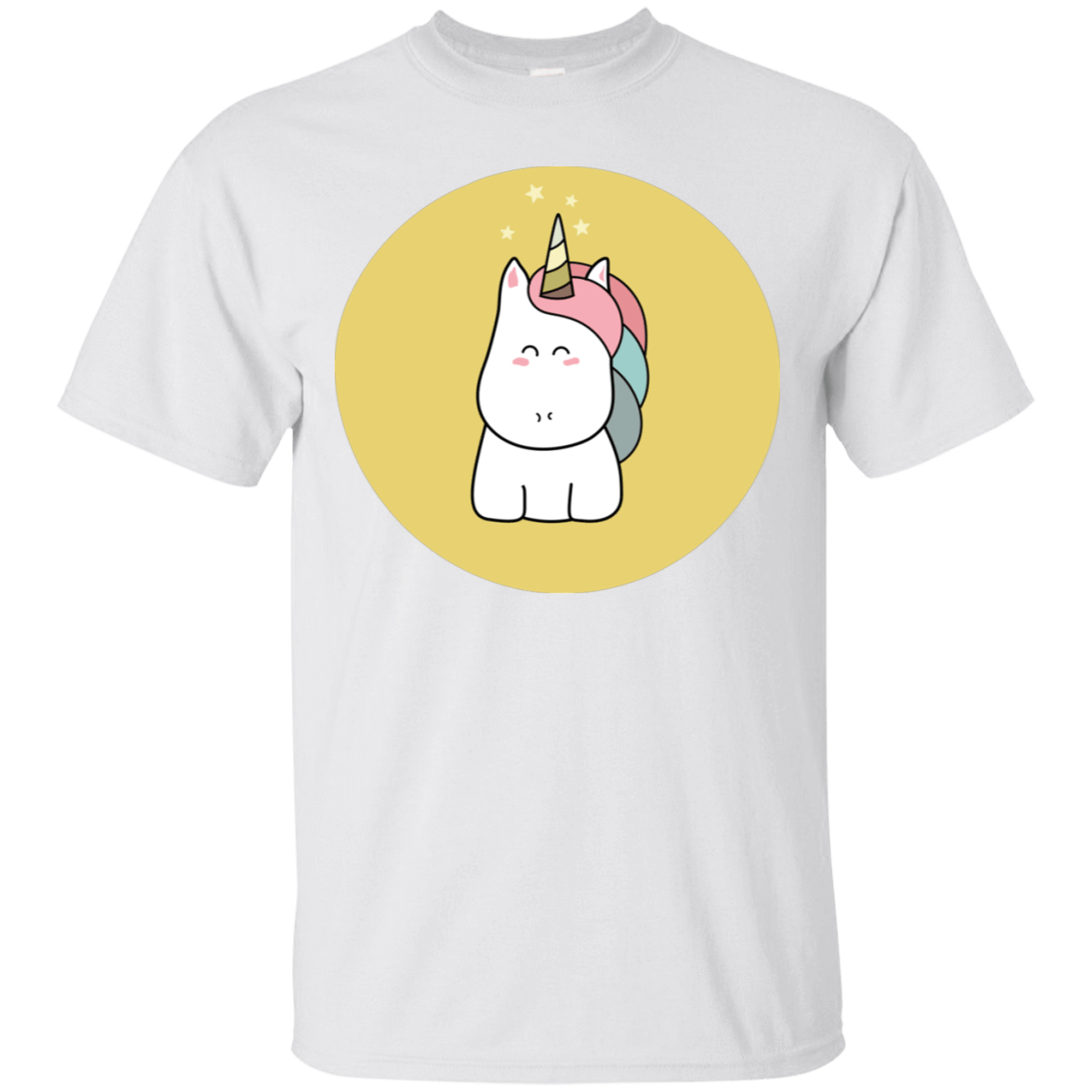 T-Shirts White / S Kawaii Unicorn T-Shirt