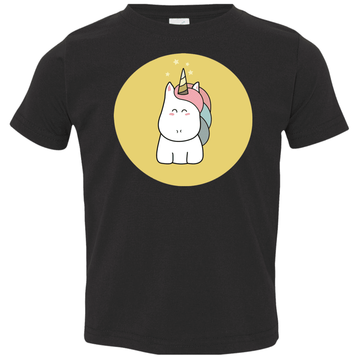 T-Shirts Black / 2T Kawaii Unicorn Toddler Premium T-Shirt