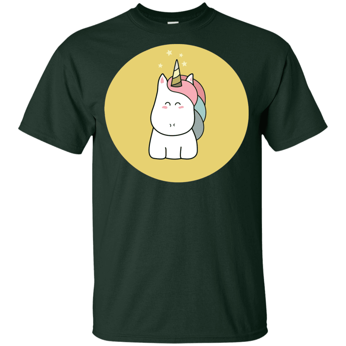 T-Shirts Forest / YXS Kawaii Unicorn Youth T-Shirt