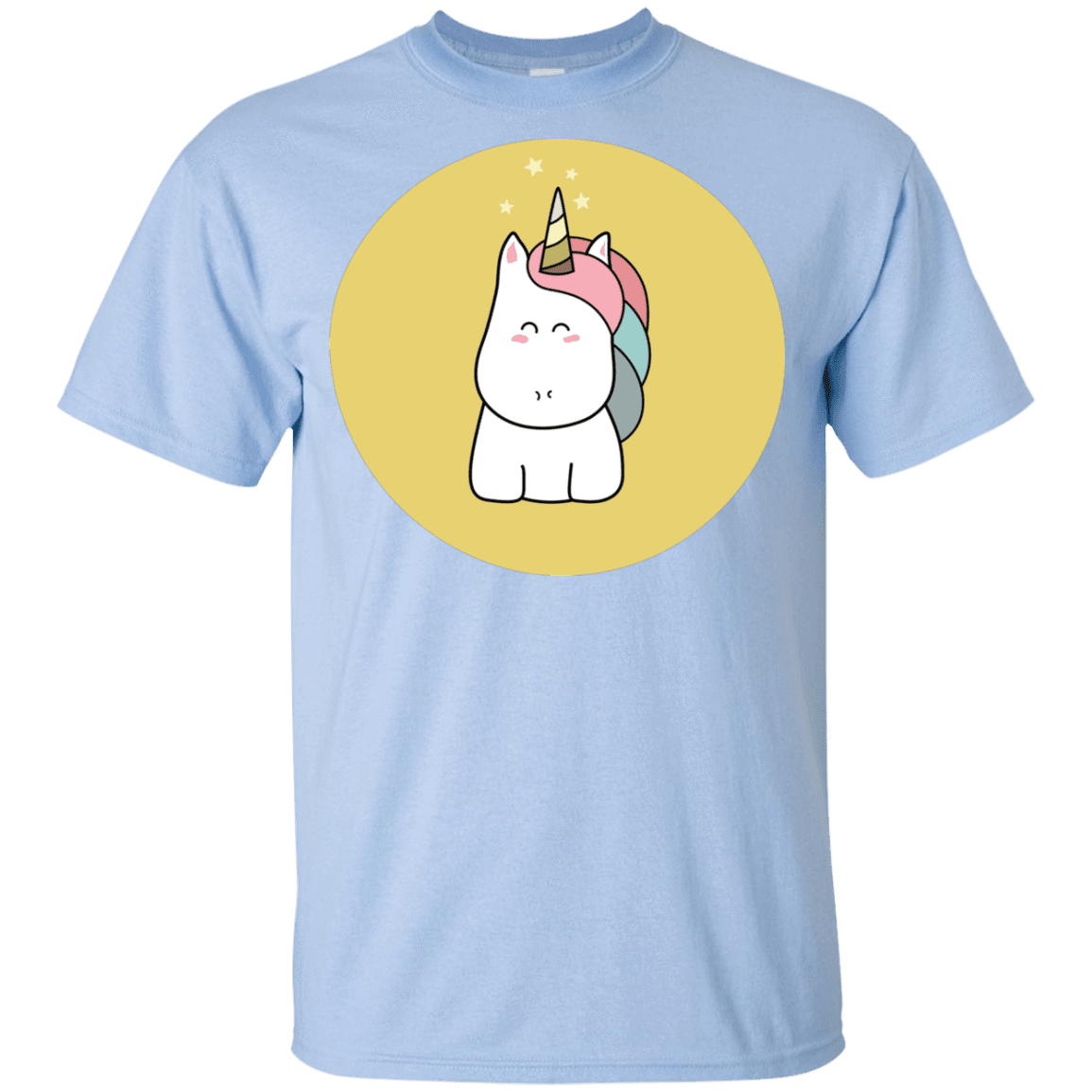 T-Shirts Light Blue / YXS Kawaii Unicorn Youth T-Shirt