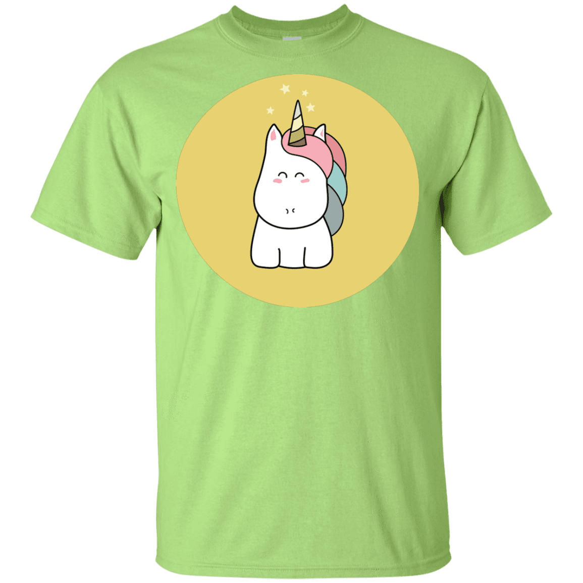 T-Shirts Mint Green / YXS Kawaii Unicorn Youth T-Shirt