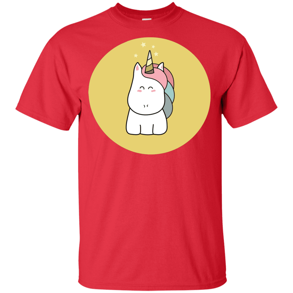 T-Shirts Red / YXS Kawaii Unicorn Youth T-Shirt