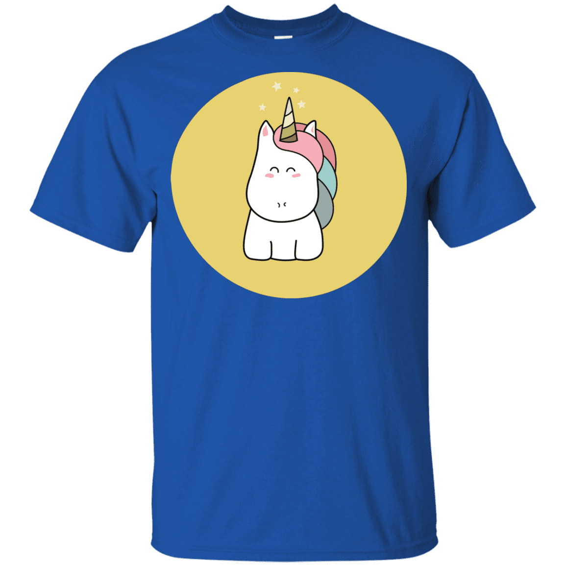 T-Shirts Royal / YXS Kawaii Unicorn Youth T-Shirt