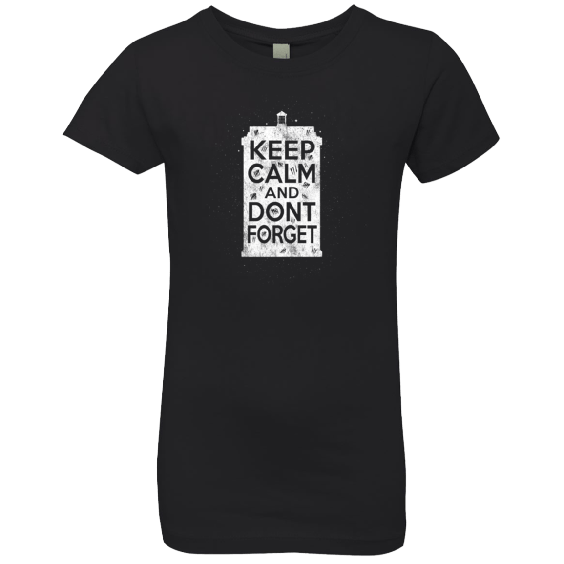 T-Shirts Black / YXS KCDF Tardis Girls Premium T-Shirt