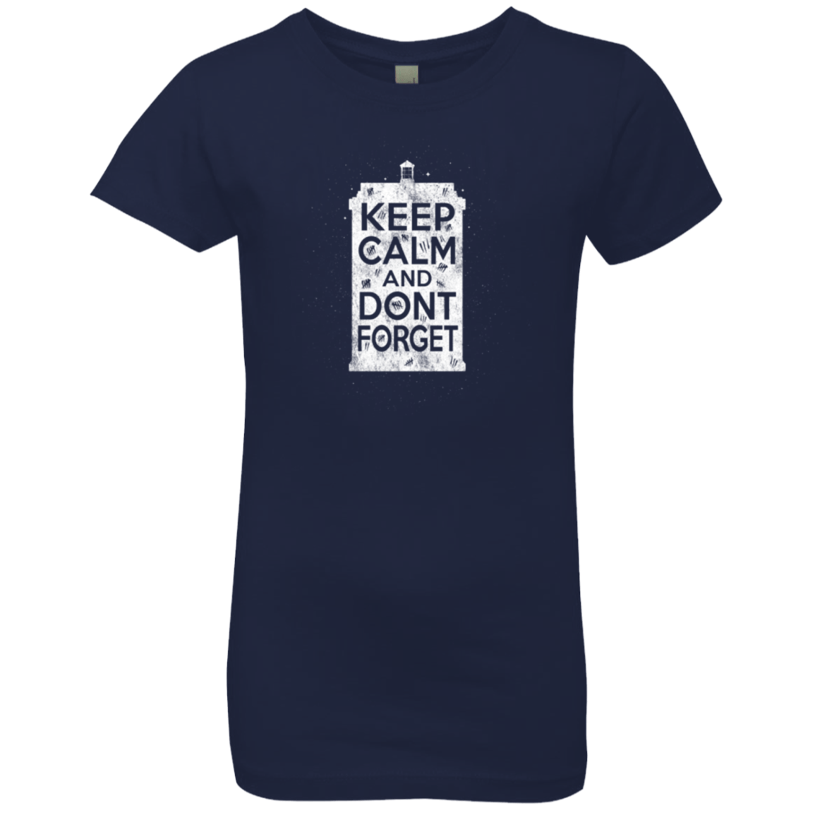 T-Shirts Midnight Navy / YXS KCDF Tardis Girls Premium T-Shirt