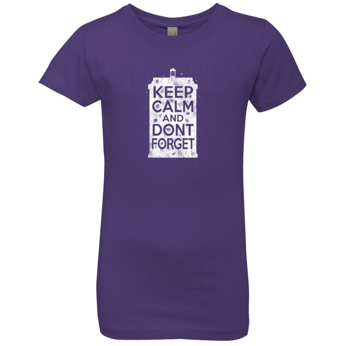 T-Shirts Purple Rush / YXS KCDF Tardis Girls Premium T-Shirt