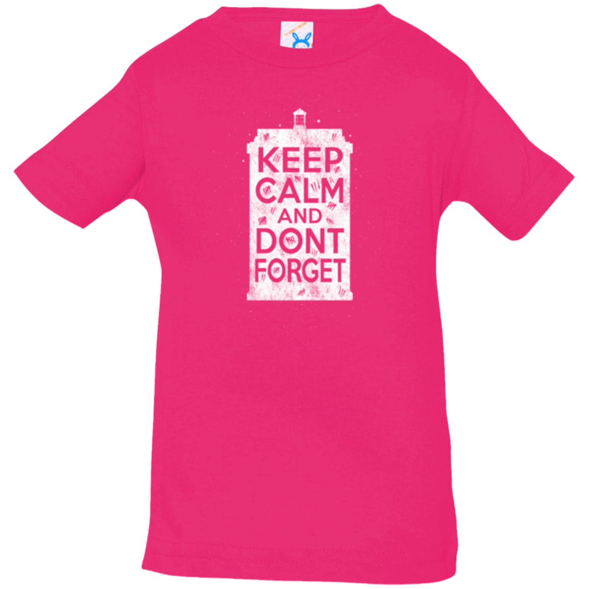 T-Shirts Hot Pink / 6 Months KCDF Tardis Infant Premium T-Shirt