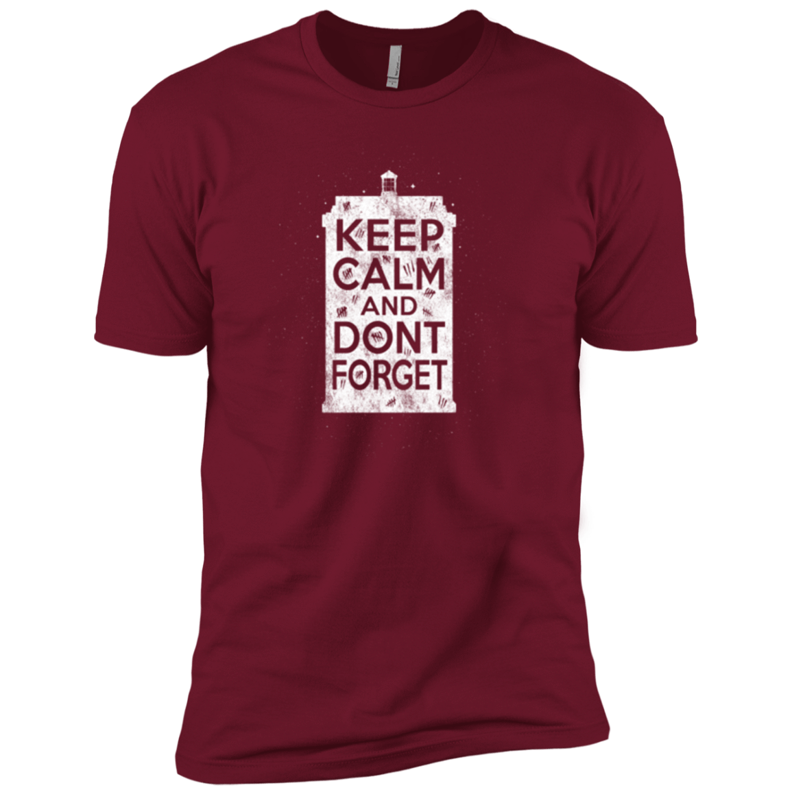 T-Shirts Cardinal / X-Small KCDF Tardis Men's Premium T-Shirt