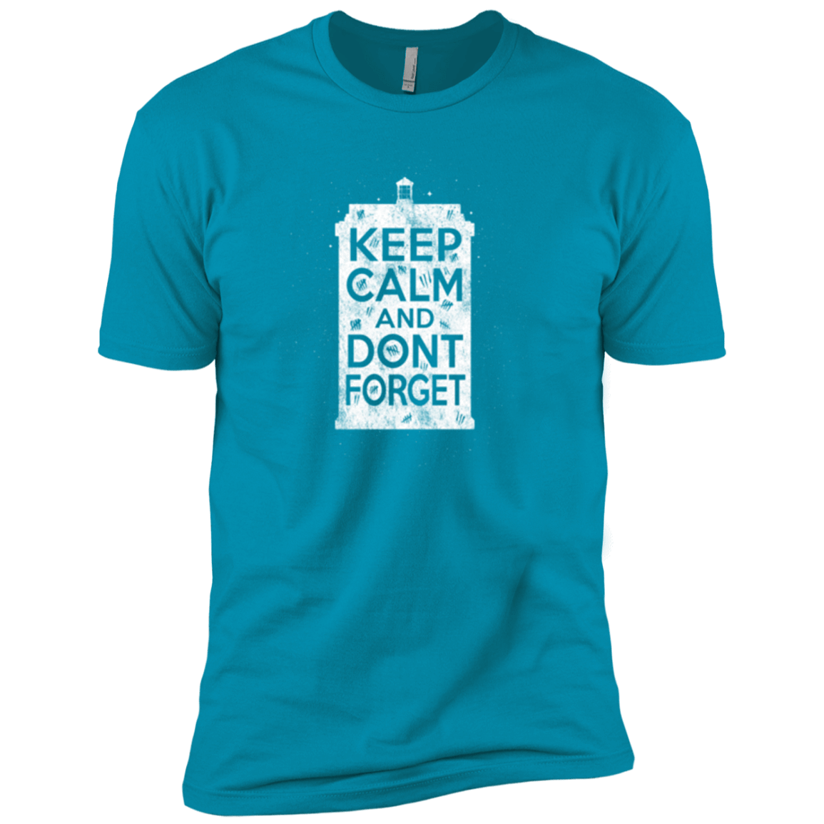 T-Shirts Turquoise / X-Small KCDF Tardis Men's Premium T-Shirt