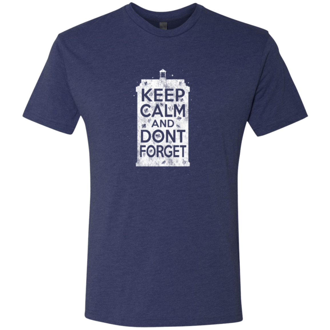 T-Shirts Vintage Navy / Small KCDF Tardis Men's Triblend T-Shirt