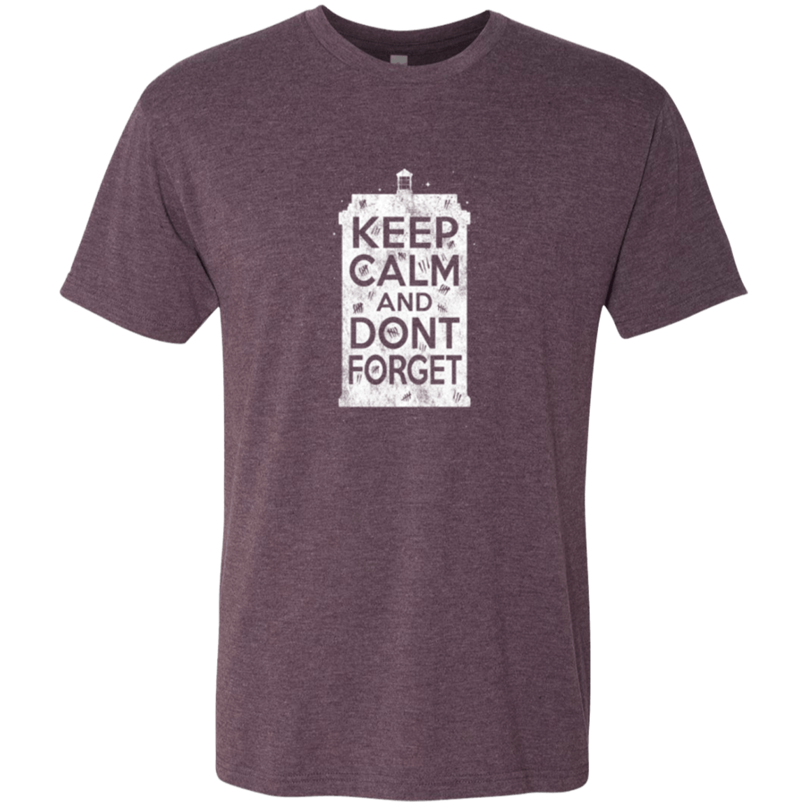 T-Shirts Vintage Purple / Small KCDF Tardis Men's Triblend T-Shirt