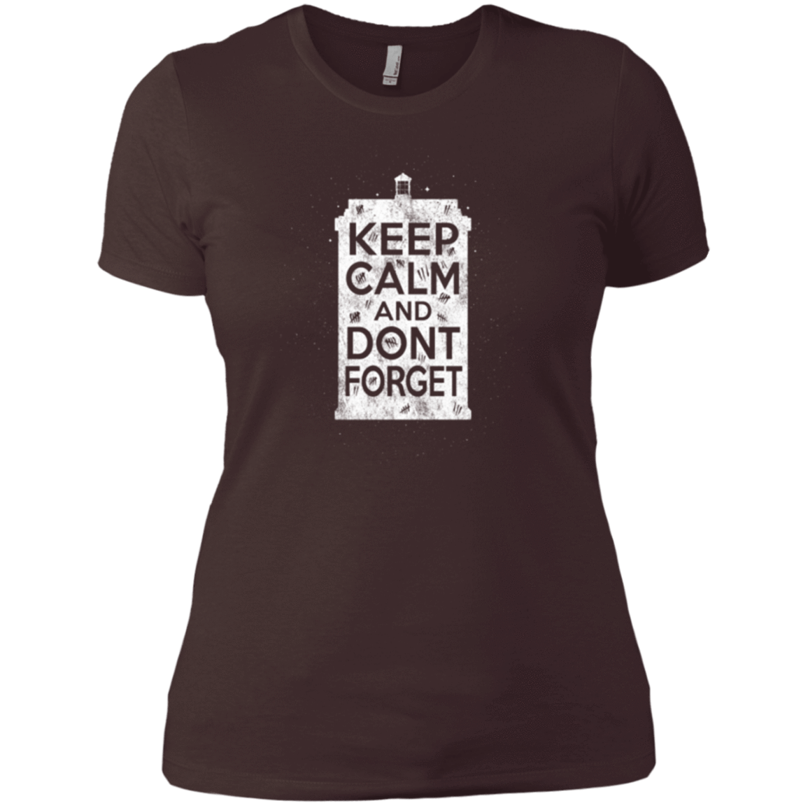 T-Shirts Dark Chocolate / X-Small KCDF Tardis Women's Premium T-Shirt
