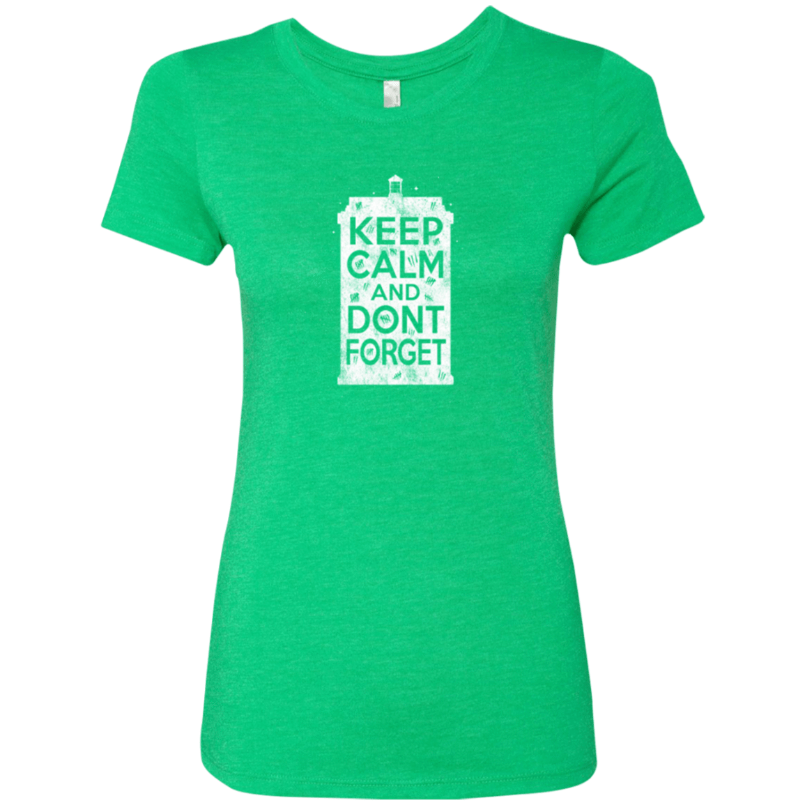 T-Shirts Envy / Small KCDF Tardis Women's Triblend T-Shirt