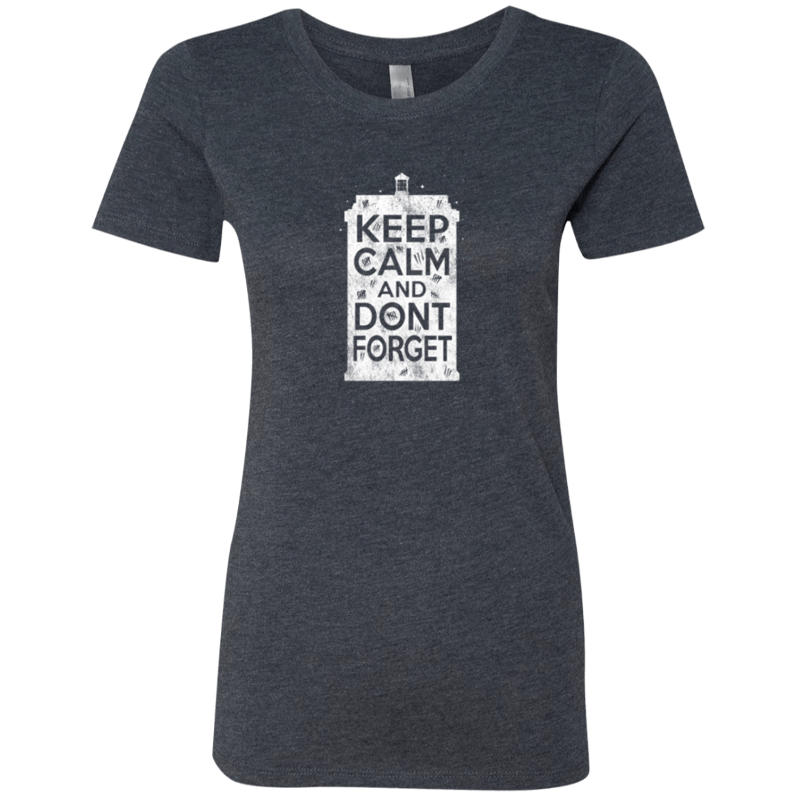 T-Shirts Vintage Navy / Small KCDF Tardis Women's Triblend T-Shirt