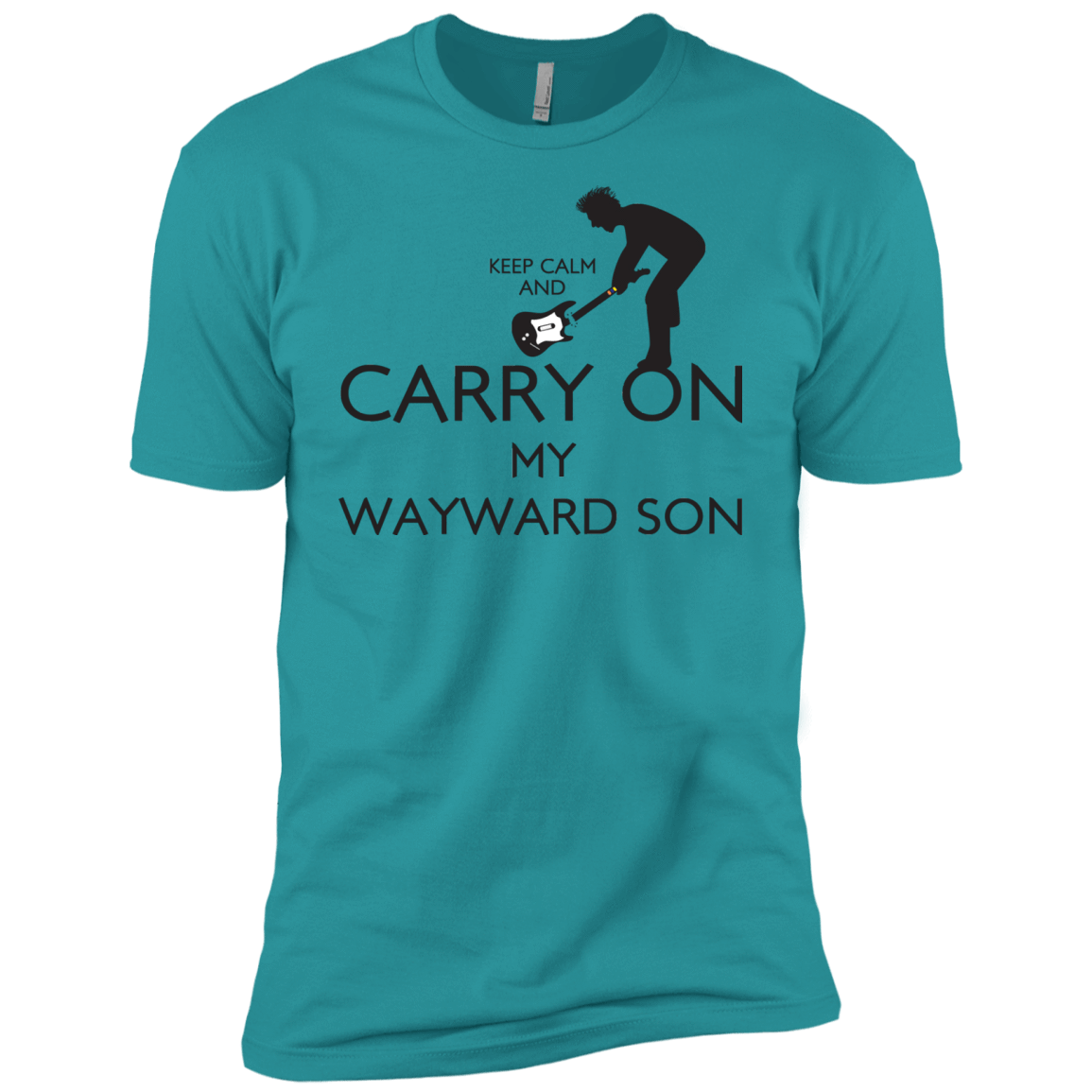 T-Shirts Tahiti Blue / X-Small Keep Calm and Carry On My Wayward Son! Men's Premium T-Shirt