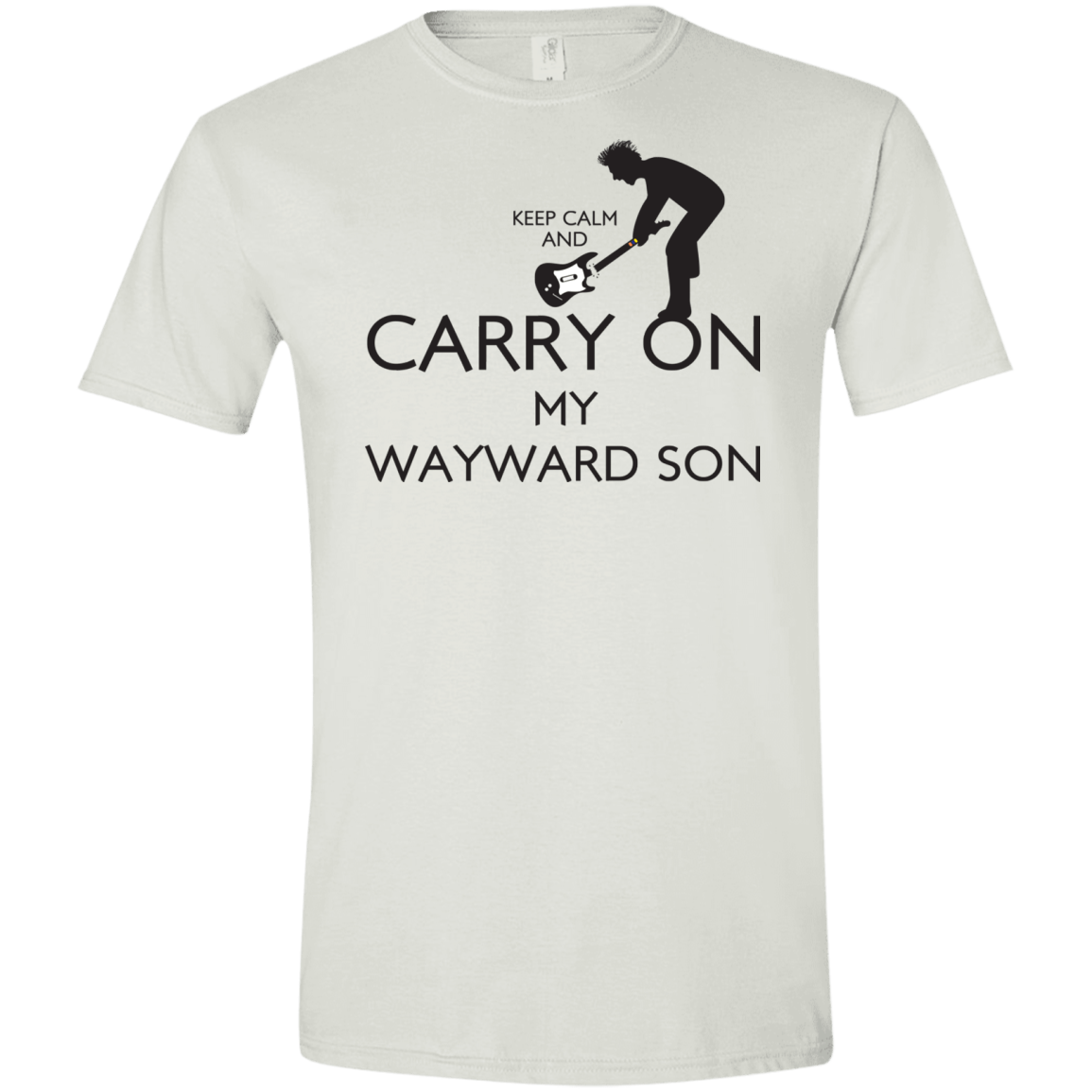 T-Shirts White / X-Small Keep Calm and Carry On My Wayward Son! Men's Semi-Fitted Softstyle