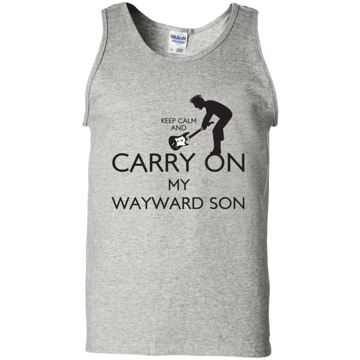 T-Shirts Ash / S Keep Calm and Carry On My Wayward Son! Men's Tank Top