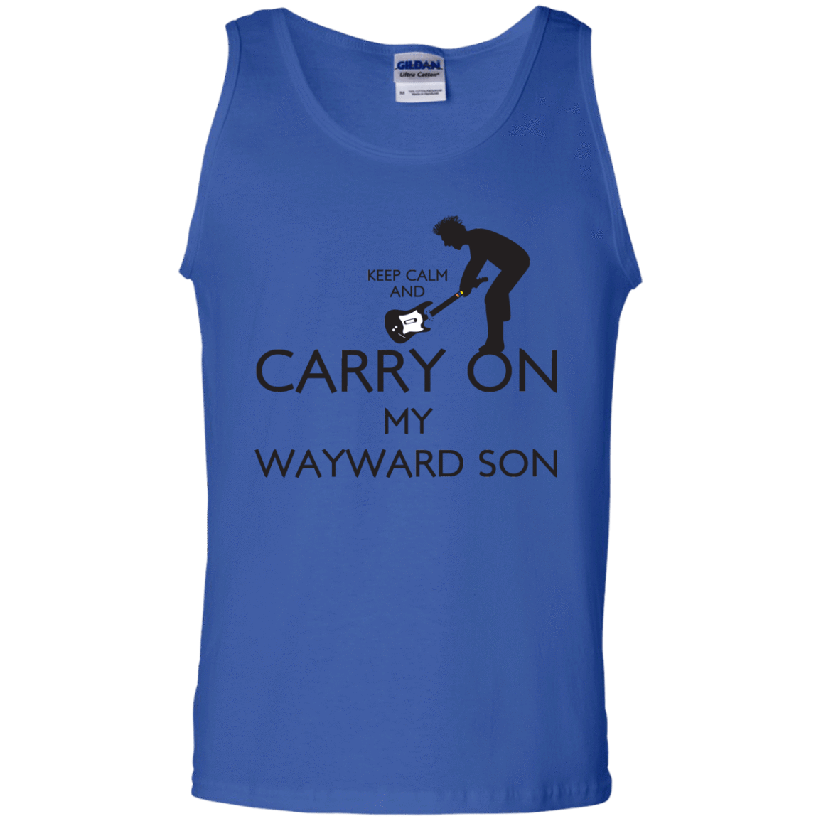 T-Shirts Royal / S Keep Calm and Carry On My Wayward Son! Men's Tank Top