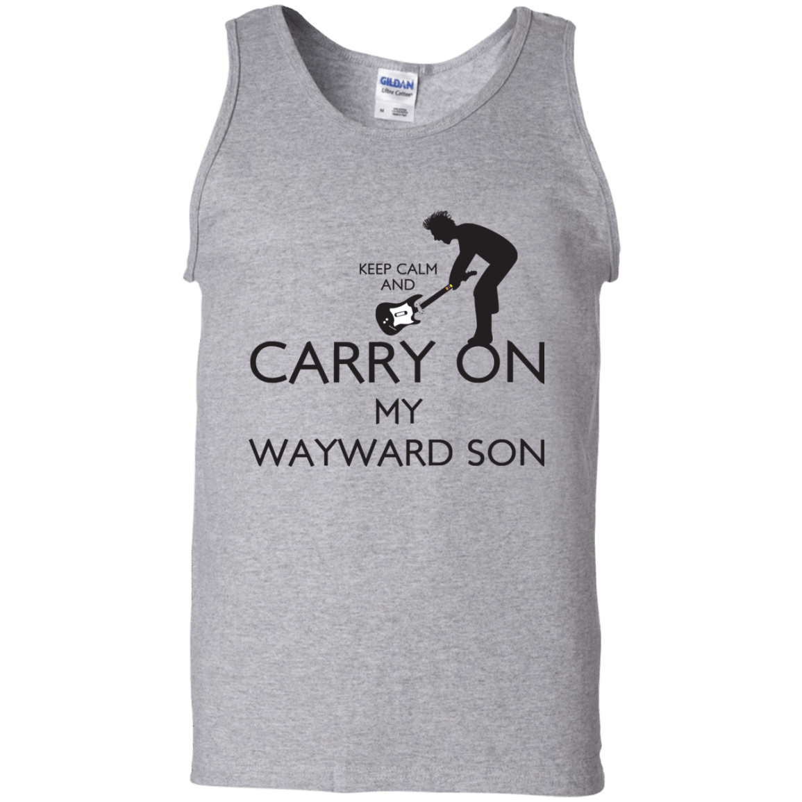 T-Shirts Sport Grey / S Keep Calm and Carry On My Wayward Son! Men's Tank Top