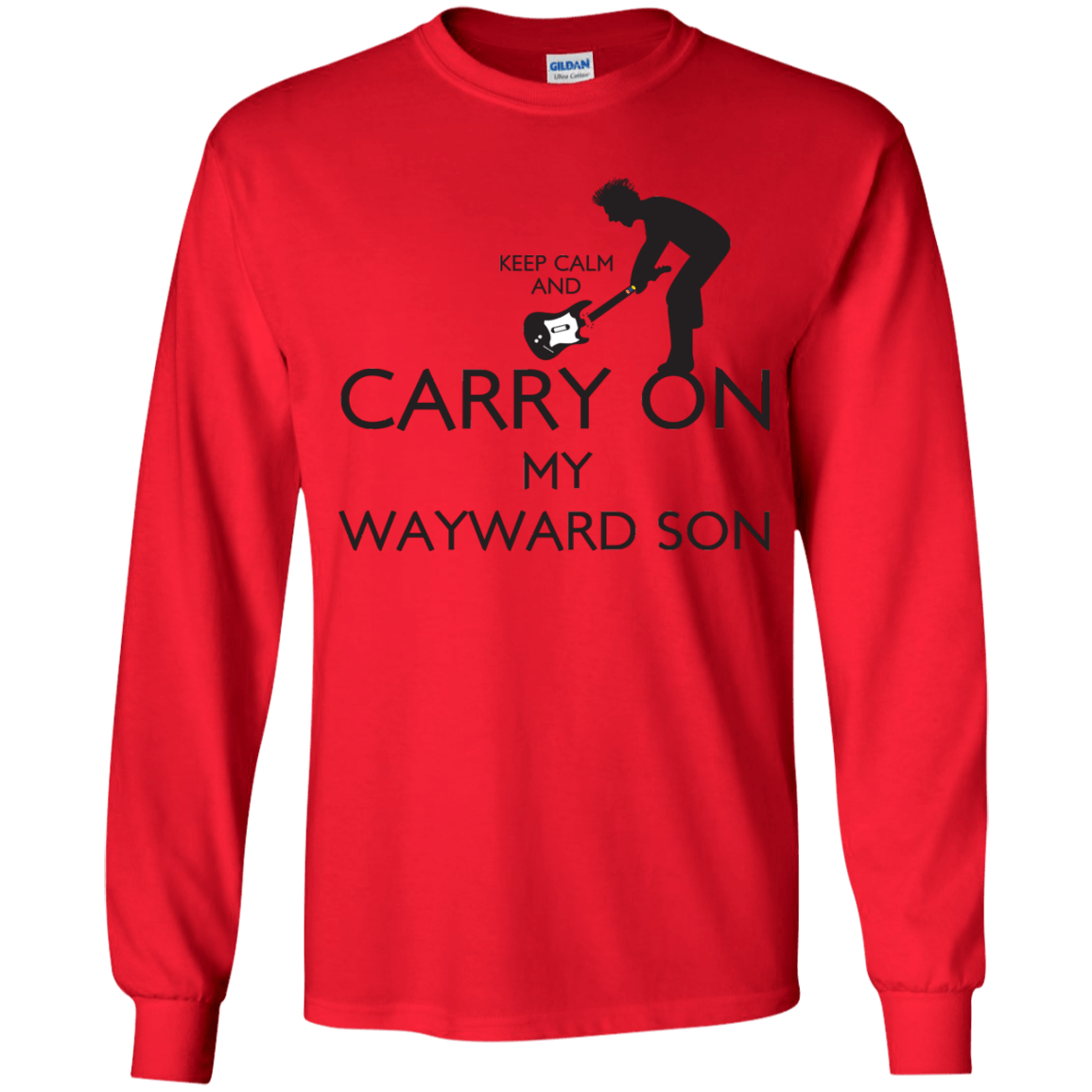 T-Shirts Red / YS Keep Calm and Carry On My Wayward Son! Youth Long Sleeve T-Shirt