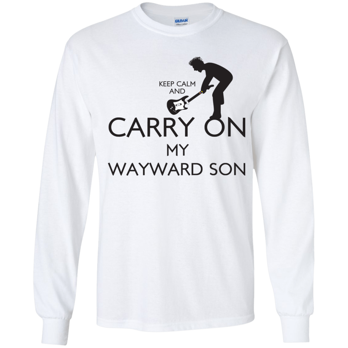 T-Shirts White / YS Keep Calm and Carry On My Wayward Son! Youth Long Sleeve T-Shirt