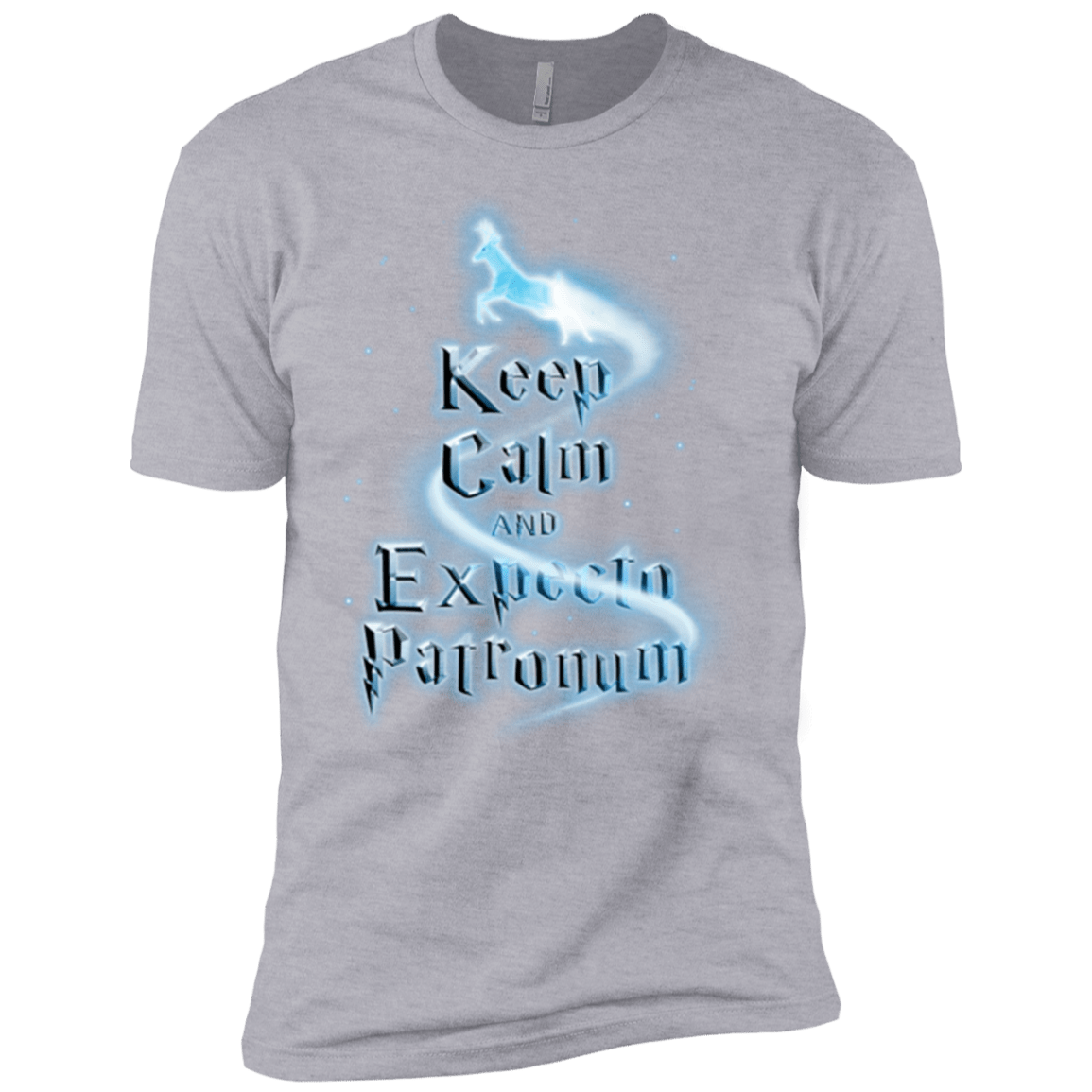T-Shirts Heather Grey / YXS Keep Calm and Expecto Patronum Boys Premium T-Shirt