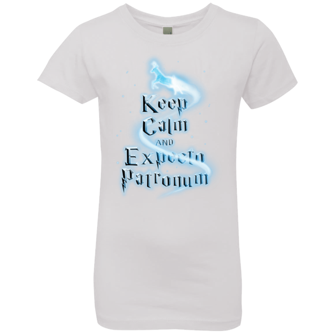 T-Shirts White / YXS Keep Calm and Expecto Patronum Girls Premium T-Shirt
