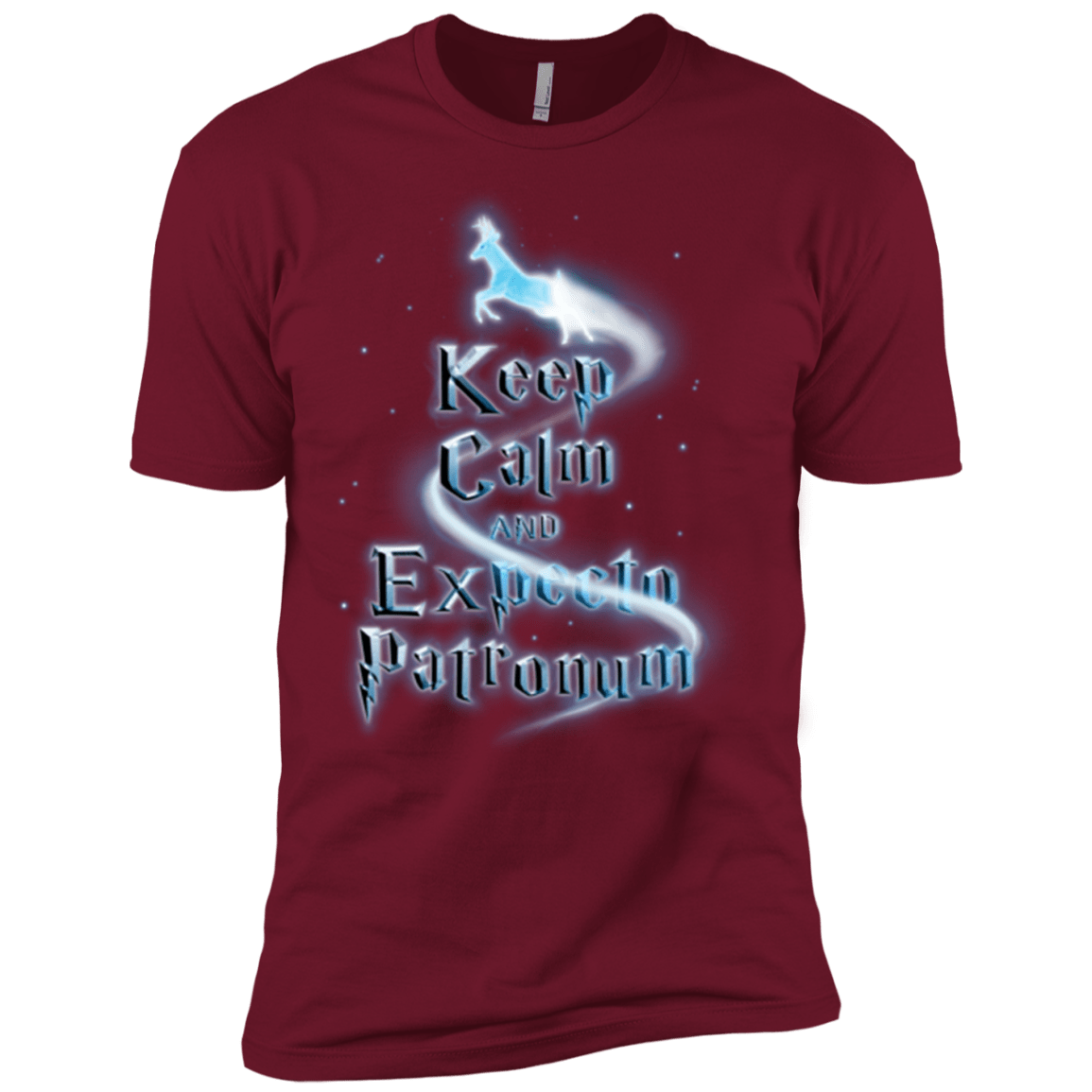 T-Shirts Cardinal / X-Small Keep Calm and Expecto Patronum Men's Premium T-Shirt
