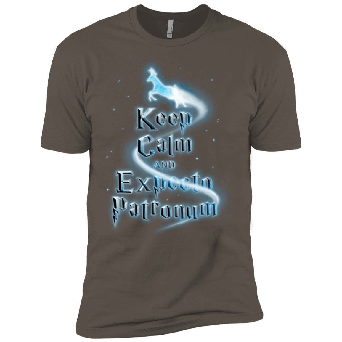T-Shirts Warm Grey / X-Small Keep Calm and Expecto Patronum Men's Premium T-Shirt