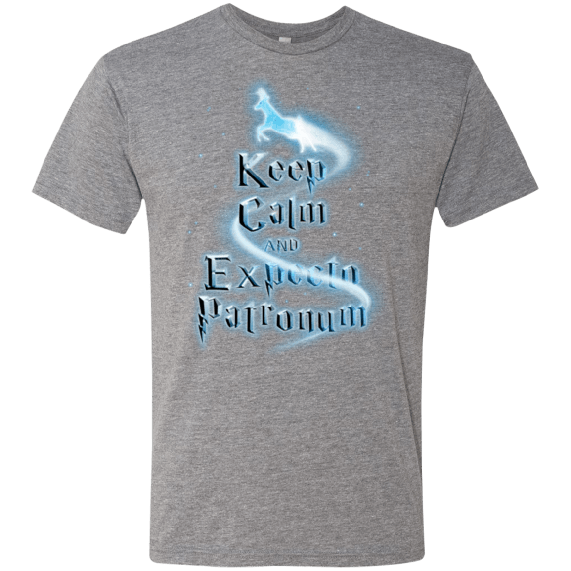 T-Shirts Premium Heather / Small Keep Calm and Expecto Patronum Men's Triblend T-Shirt