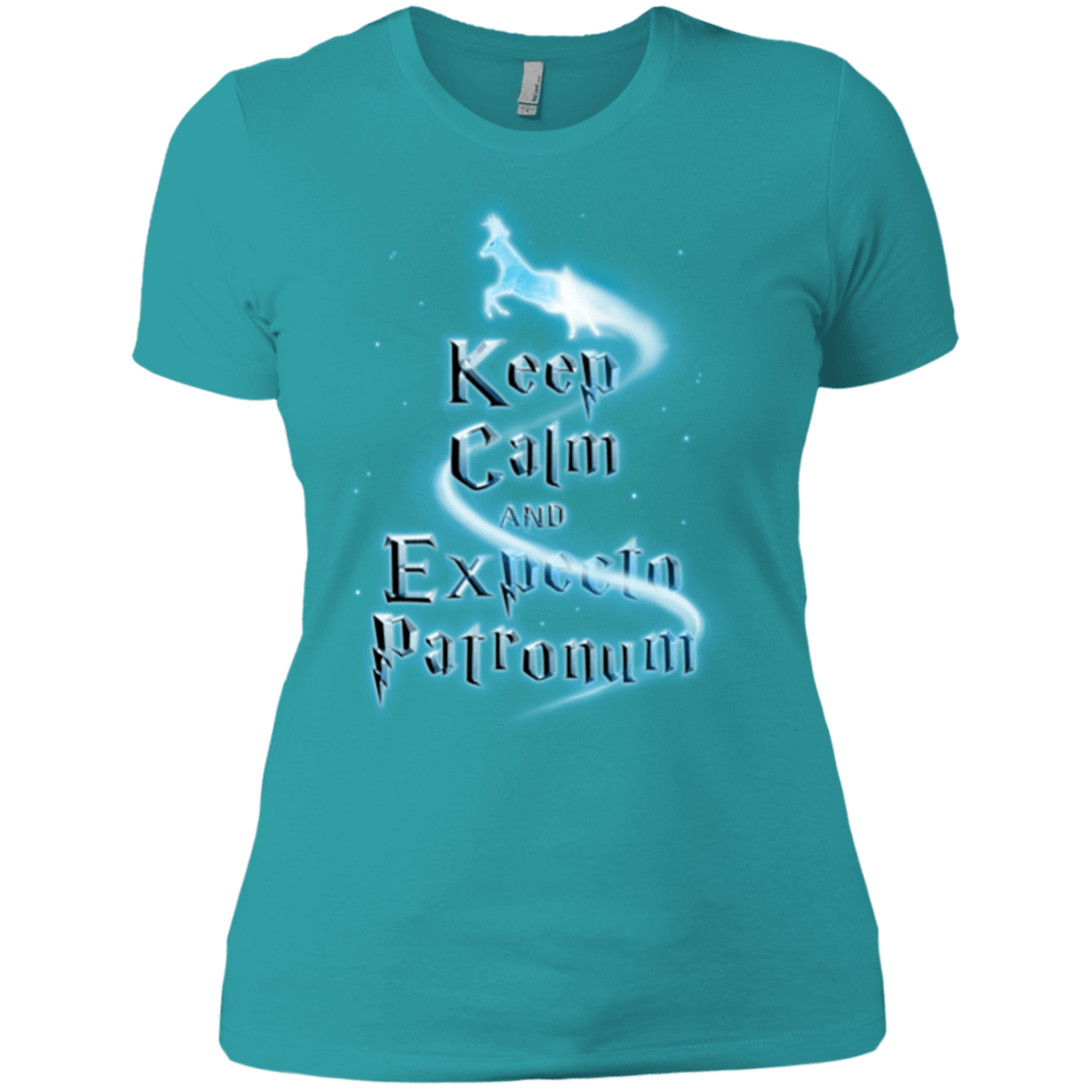 T-Shirts Tahiti Blue / X-Small Keep Calm and Expecto Patronum Women's Premium T-Shirt